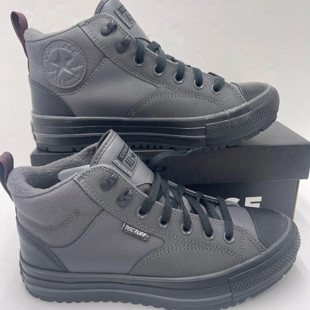 Converse Men’s
CTAS MALDEN STREET BOOT MID DARK MATTER/BLACK/BLOODSTONE Sneakers - Picture 1 of 16
